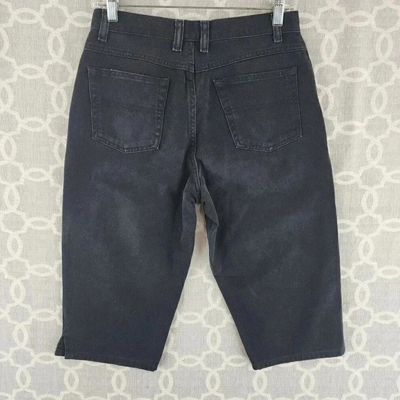 Vintage Palmetto's Cotton High Rise Bermuda Black Denim Shorts Junior's 9 - 2149 - Picture 2 of 7